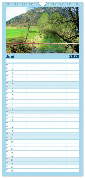 Das Graswangtal (CALVENDO Familienplaner 2026)