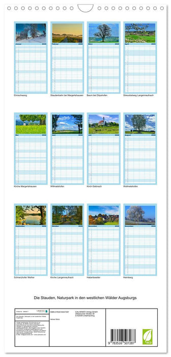 Die Stauden, Naturpark in den westlichen Wälder Augsburgs (CALVENDO Familienplaner 2026)