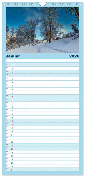 Die Stauden, Naturpark in den westlichen Wälder Augsburgs (CALVENDO Familienplaner 2026)