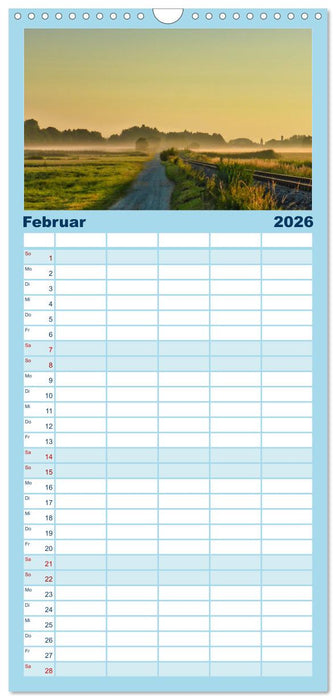 Die Stauden, Naturpark in den westlichen Wälder Augsburgs (CALVENDO Familienplaner 2026)