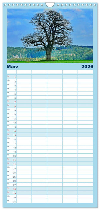 Die Stauden, Naturpark in den westlichen Wälder Augsburgs (CALVENDO Familienplaner 2026)