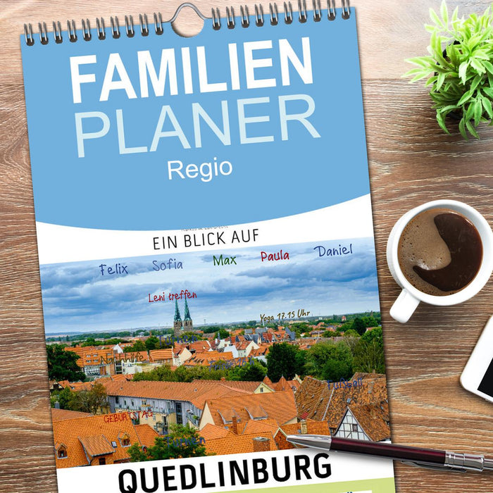 Ein Blick auf Quedlinburg (CALVENDO Familienplaner 2026)