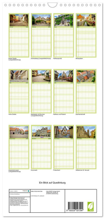 Ein Blick auf Quedlinburg (CALVENDO Familienplaner 2026)