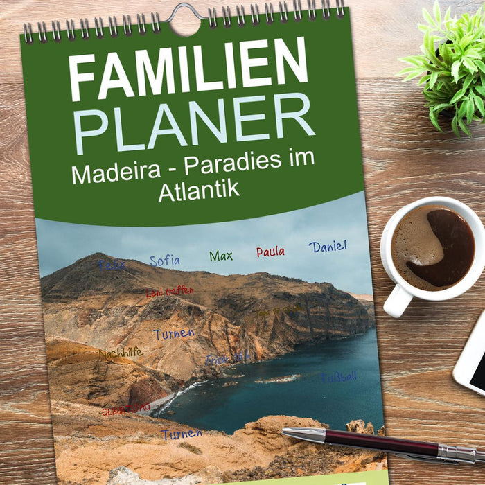 Madeira - Paradies im Atlantik (CALVENDO Familienplaner 2026)