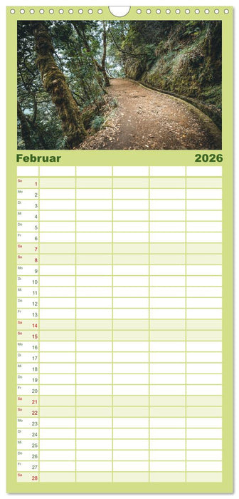 Madeira - Paradies im Atlantik (CALVENDO Familienplaner 2026)