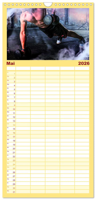 Kraftsport (CALVENDO Familienplaner 2026)