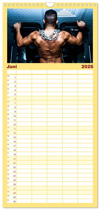 Kraftsport (CALVENDO Familienplaner 2026)