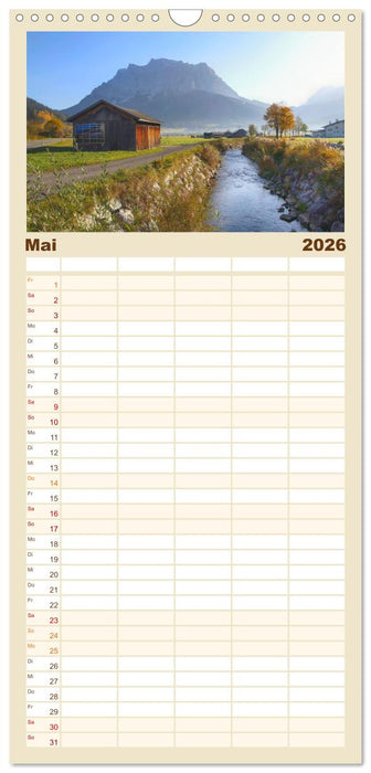 Zauber der Zugspitze (CALVENDO Familienplaner 2026)