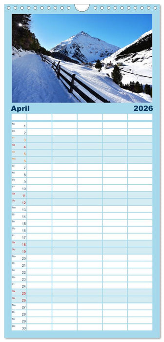 Erlebe mit mir Vent (CALVENDO Familienplaner 2026)