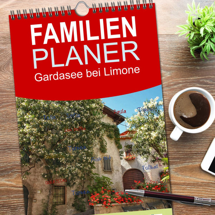 Gardasee bei Limone (CALVENDO Familienplaner 2026)