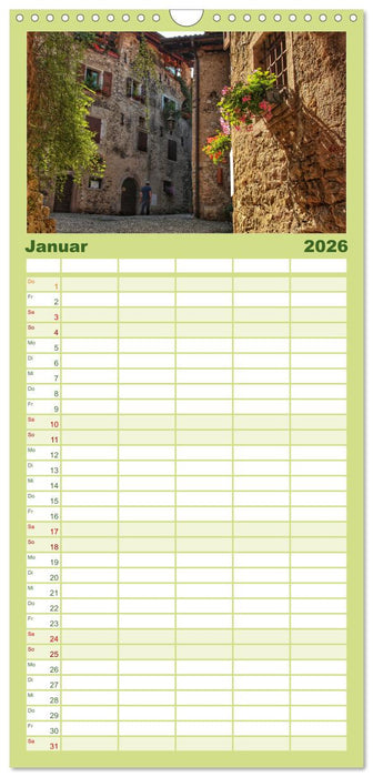 Gardasee bei Limone (CALVENDO Familienplaner 2026)