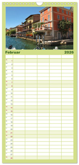 Gardasee bei Limone (CALVENDO Familienplaner 2026)