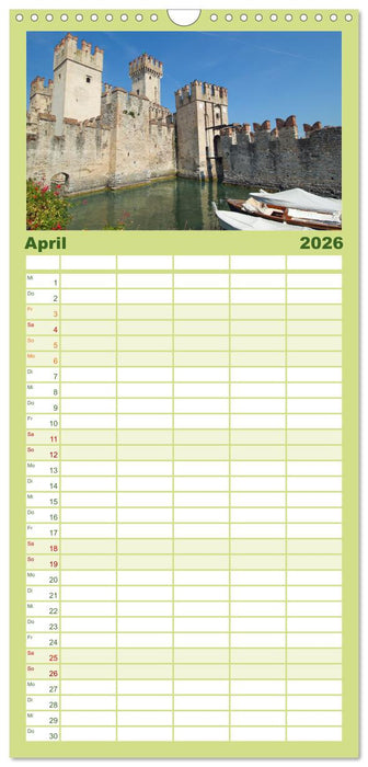 Gardasee bei Limone (CALVENDO Familienplaner 2026)