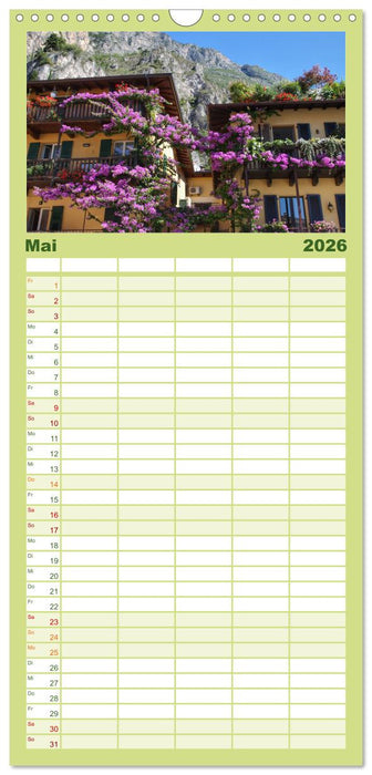 Gardasee bei Limone (CALVENDO Familienplaner 2026)