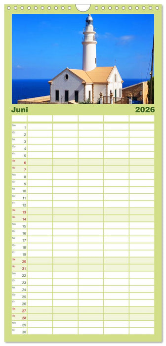 Leuchttürme - Wegweisend durch das Jahr (CALVENDO Familienplaner 2026)