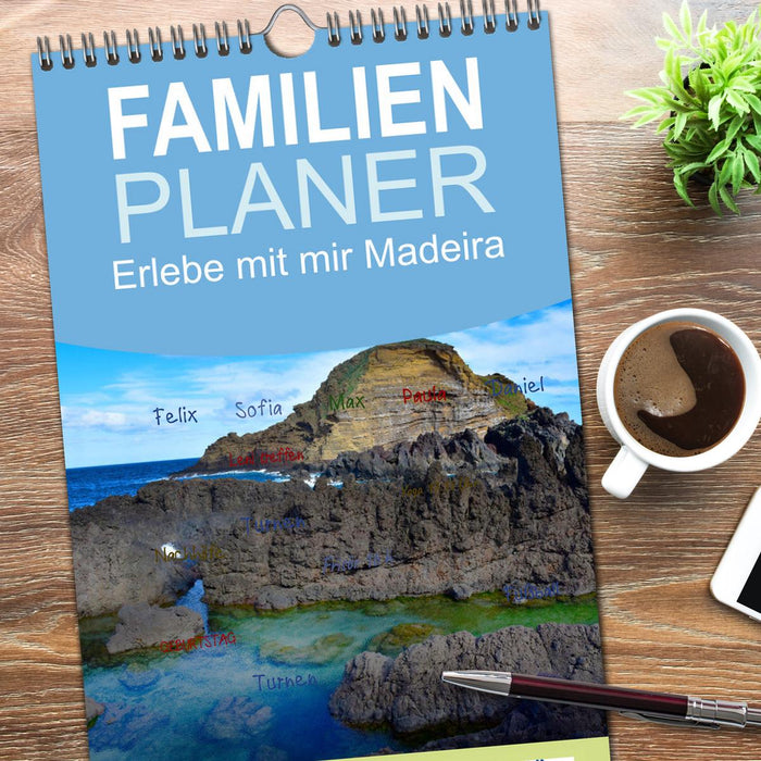 Erlebe mit mir Madeira (CALVENDO Familienplaner 2026)