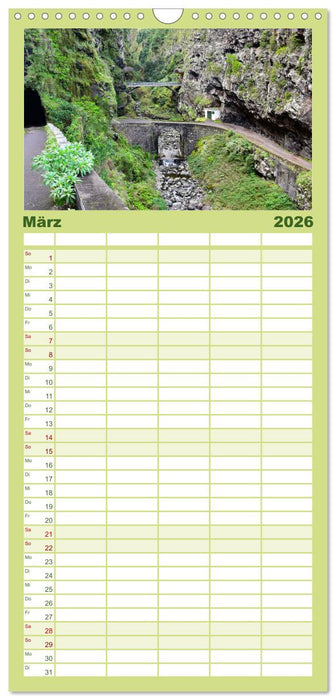 Erlebe mit mir Madeira (CALVENDO Familienplaner 2026)