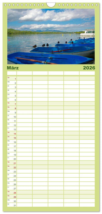 Besalú und Banyolas (CALVENDO Familienplaner 2026)