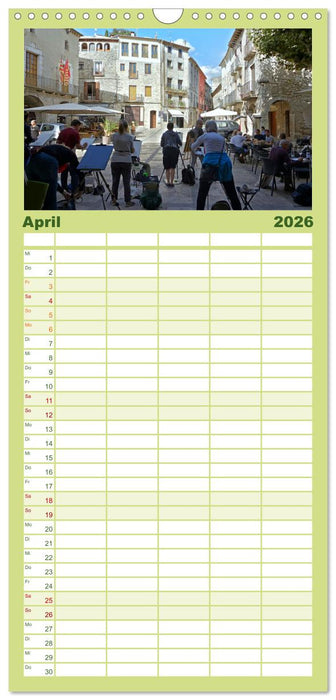 Besalú und Banyolas (CALVENDO Familienplaner 2026)