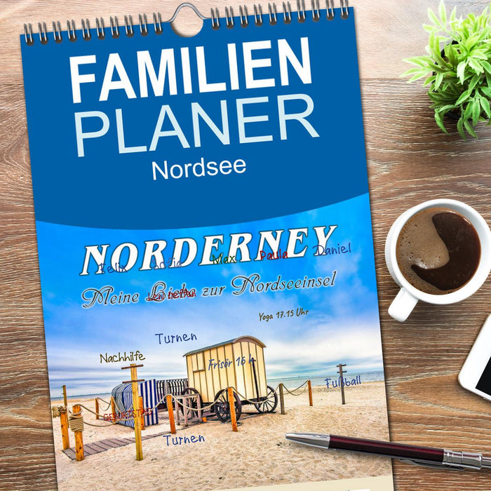 NORDERNEY - Meine Liebe zur Nordseeinsel (CALVENDO Familienplaner 2026)
