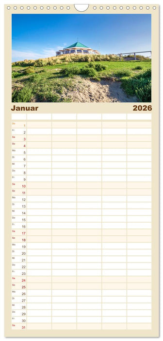 NORDERNEY - Meine Liebe zur Nordseeinsel (CALVENDO Familienplaner 2026)