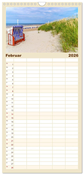 NORDERNEY - Meine Liebe zur Nordseeinsel (CALVENDO Familienplaner 2026)