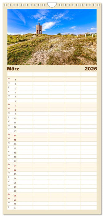 NORDERNEY - Meine Liebe zur Nordseeinsel (CALVENDO Familienplaner 2026)