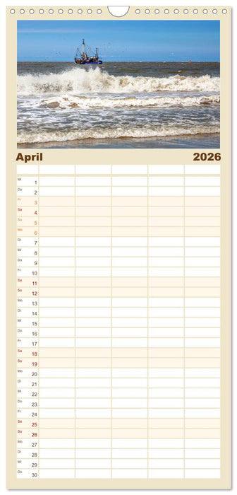 NORDERNEY - Meine Liebe zur Nordseeinsel (CALVENDO Familienplaner 2026)