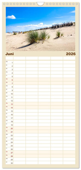 NORDERNEY - Meine Liebe zur Nordseeinsel (CALVENDO Familienplaner 2026)
