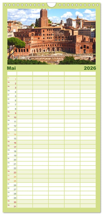 In Liebe Dein Rom (CALVENDO Familienplaner 2026)