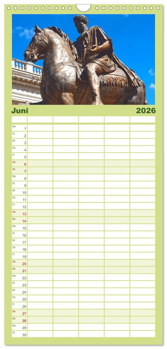 In Liebe Dein Rom (CALVENDO Familienplaner 2026)