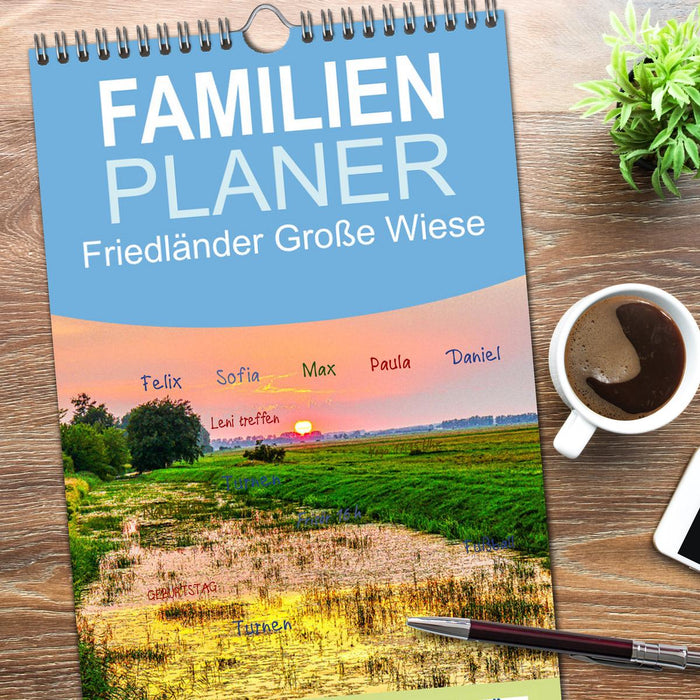 Friedländer Große Wiese (CALVENDO Familienplaner 2026)