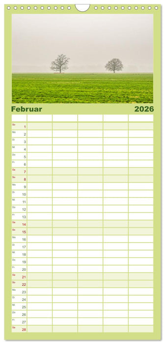 Friedländer Große Wiese (CALVENDO Familienplaner 2026)