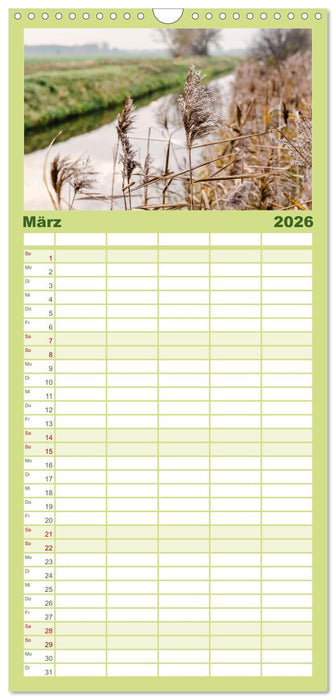 Friedländer Große Wiese (CALVENDO Familienplaner 2026)