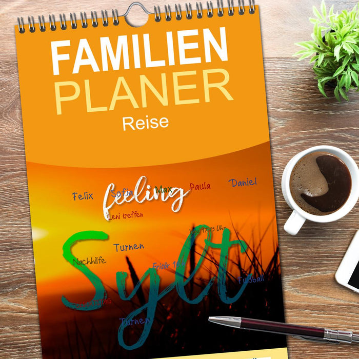 feeling Sylt (CALVENDO Familienplaner 2026)