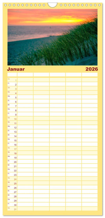 feeling Sylt (CALVENDO Familienplaner 2026)