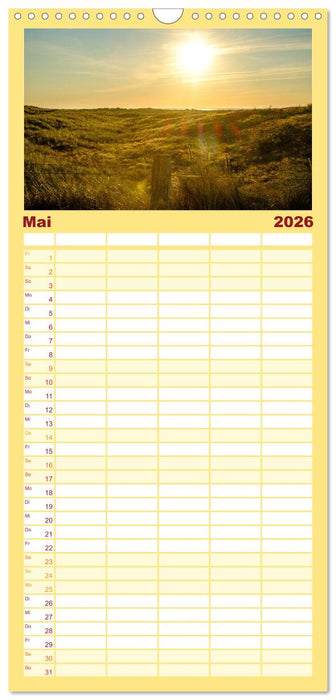 feeling Sylt (CALVENDO Familienplaner 2026)