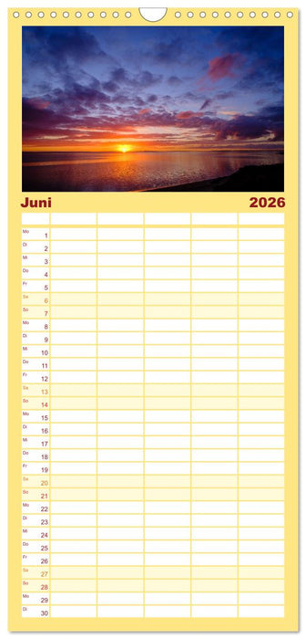 feeling Sylt (CALVENDO Familienplaner 2026)