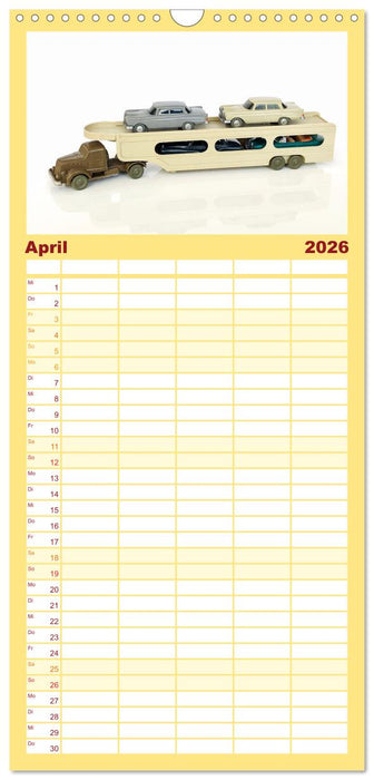 Miniaturautos aus Berlin (CALVENDO Familienplaner 2026)