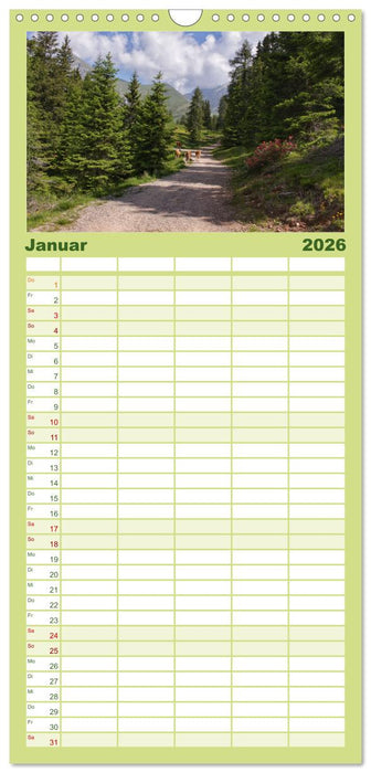 Zauber der Berglandschaft (CALVENDO Familienplaner 2026)