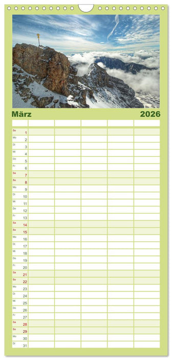 Zauber der Berglandschaft (CALVENDO Familienplaner 2026)