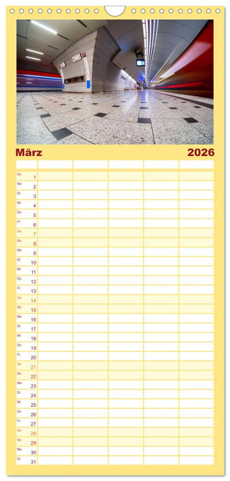 Licht und Geschwindigkeit (CALVENDO Familienplaner 2026)