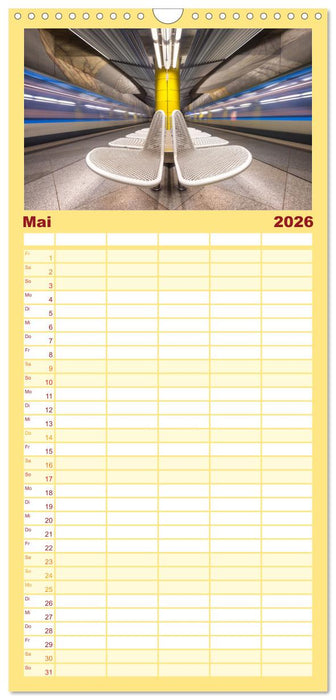 Licht und Geschwindigkeit (CALVENDO Familienplaner 2026)