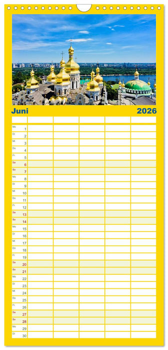 Ukraine - Ein faszinierendes Land. (CALVENDO Familienplaner 2026)