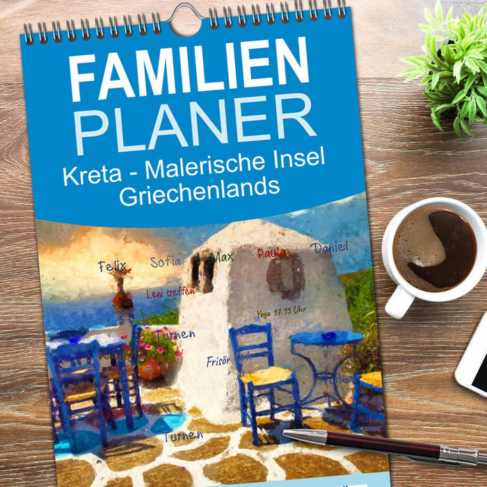 Kreta - Malerische Insel Griechenlands (CALVENDO Familienplaner 2026)