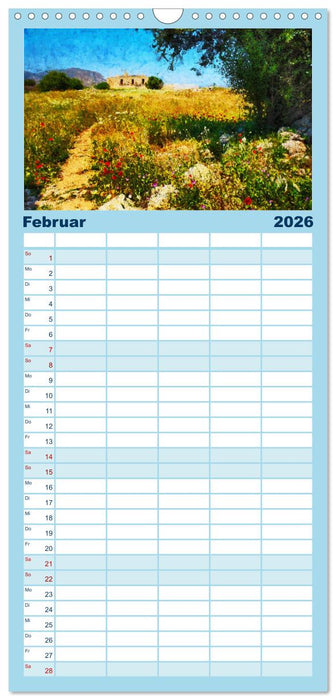 Kreta - Malerische Insel Griechenlands (CALVENDO Familienplaner 2026)