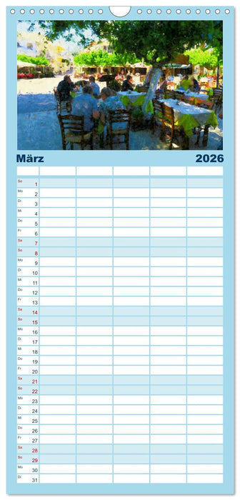 Kreta - Malerische Insel Griechenlands (CALVENDO Familienplaner 2026)