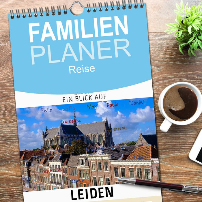 Ein Blick auf Leiden (CALVENDO Familienplaner 2026)