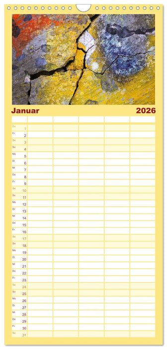 MAUER(N)spalten (CALVENDO Familienplaner 2026)