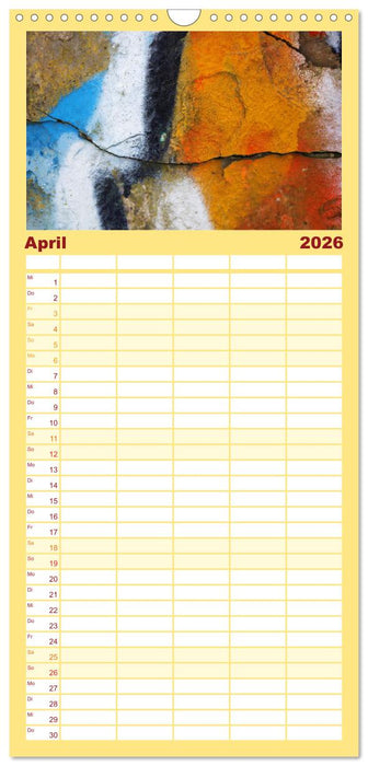 MAUER(N)spalten (CALVENDO Familienplaner 2026)